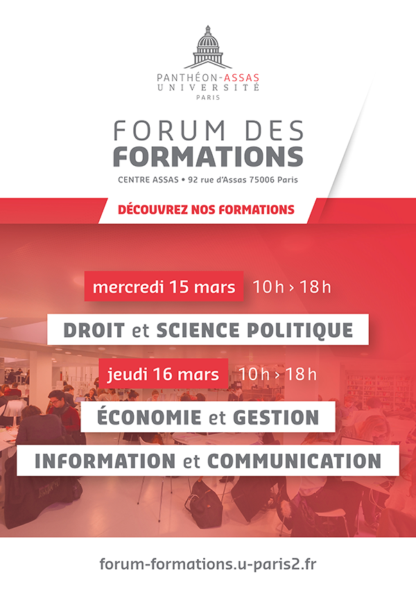 Visuel annonçant le forum des formations