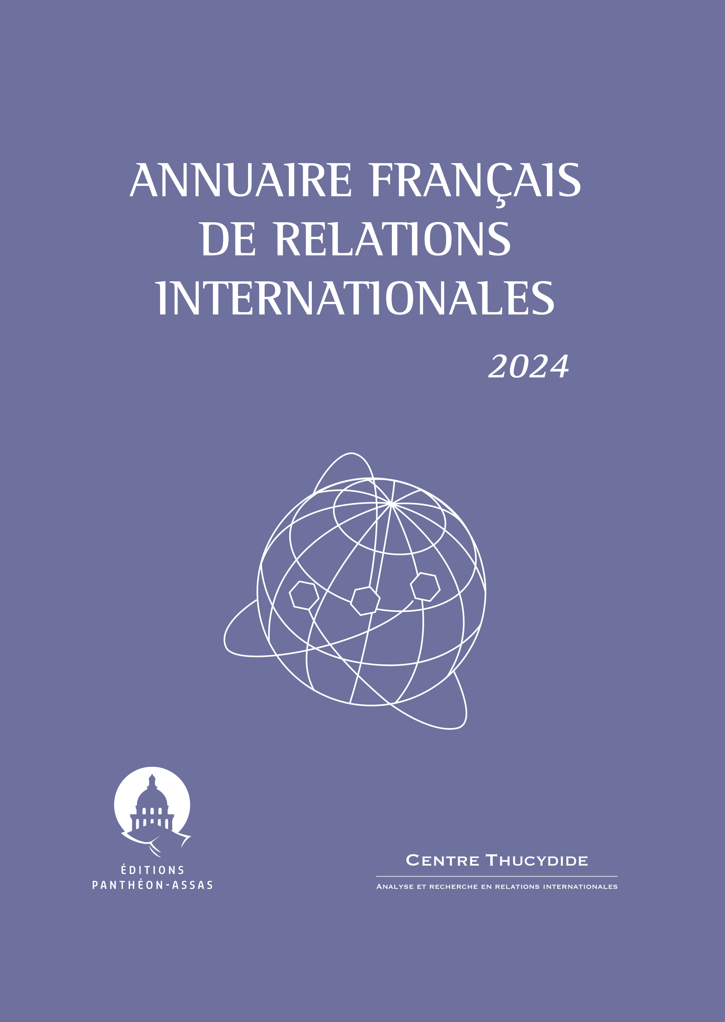 Couverture de l'Annuaire français de relations internationales 2024 dirigé par Julian Fernandez et Jean-Vincent Holeindre