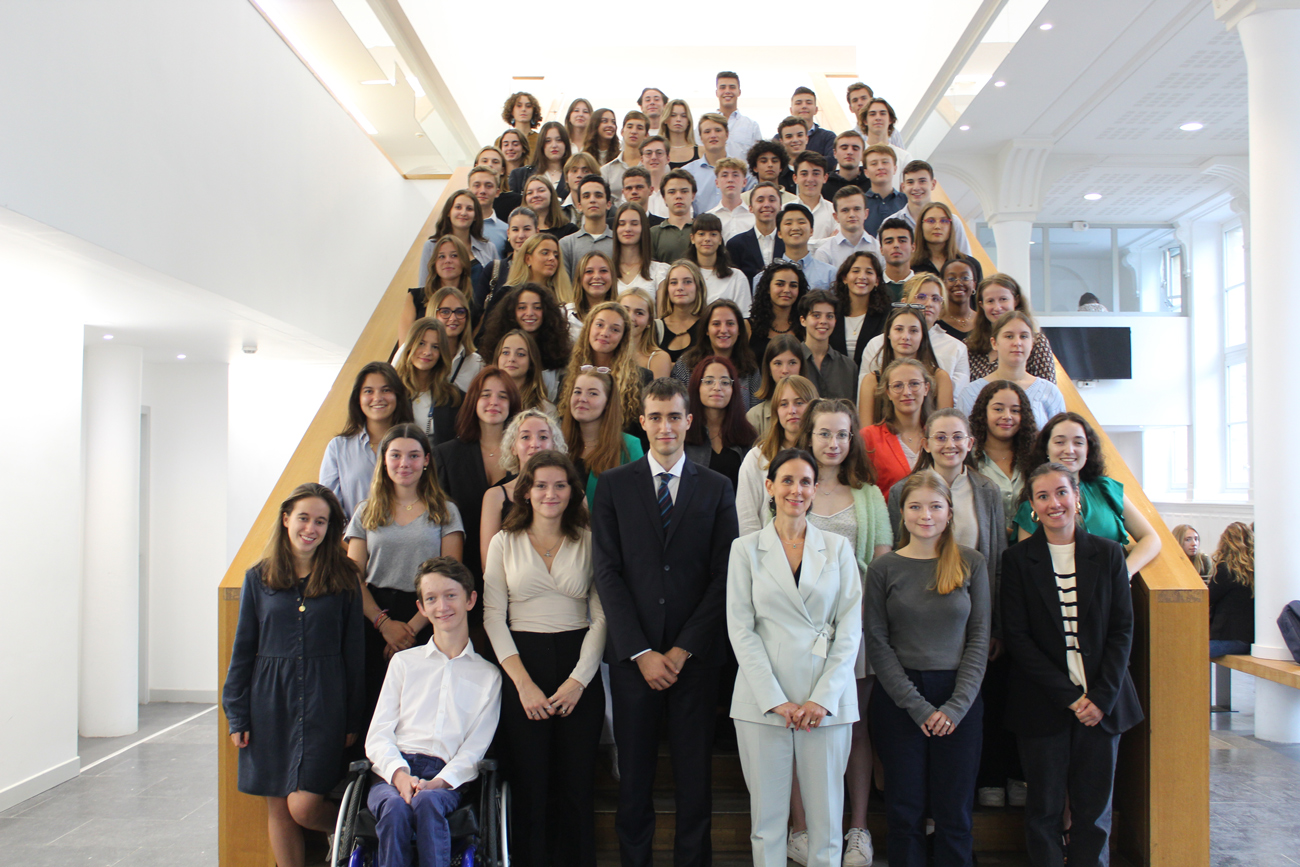 Photo de la promotion 2022-2023 du Collège de droit première année