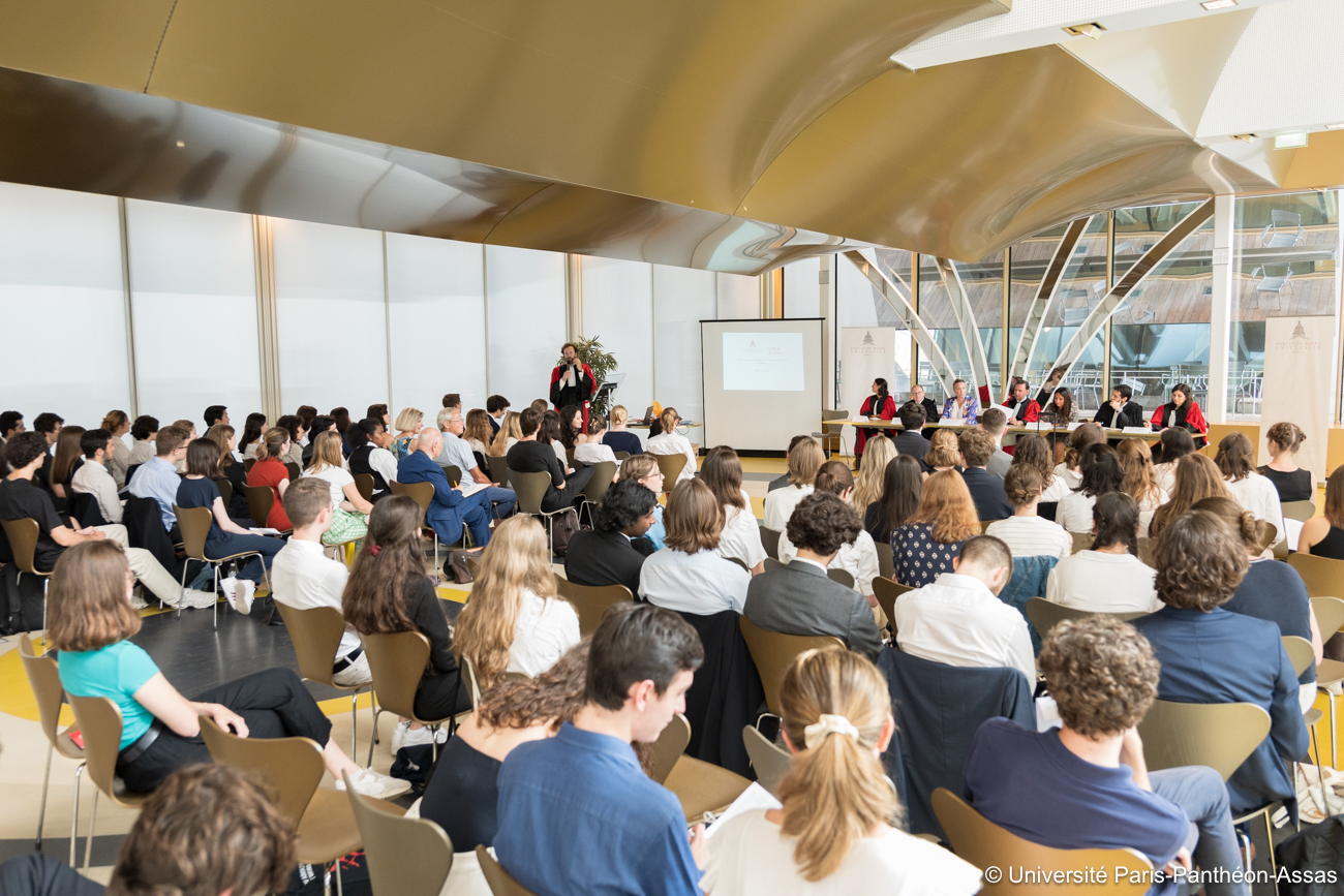 Photo de la finale du Concours de plaidoyers 2023 du collège de droit