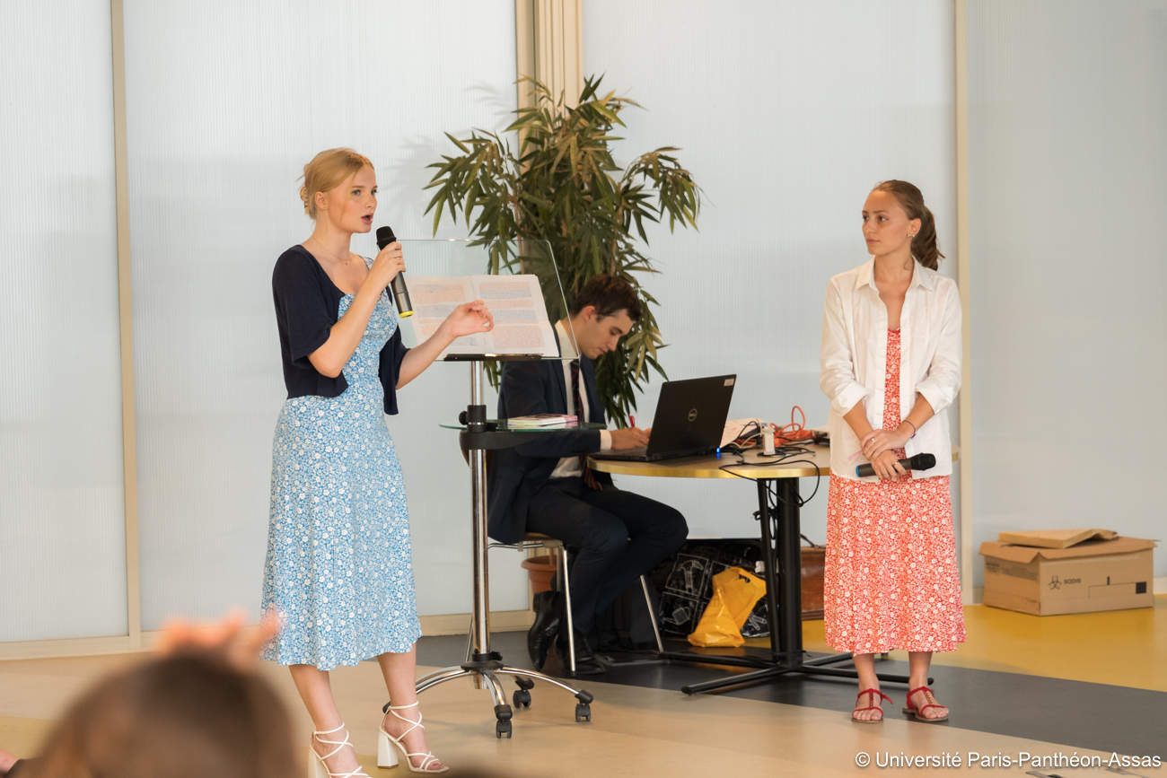 Photo de la finale du Concours de plaidoyers 2023 du collège de droit