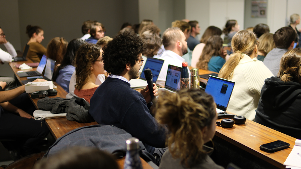 Photo de la Conférence animée par Laurent Nuñez pour le Collège de droit Photo de la Conférence animée par Laurent Nuñez pour le Collège de droit