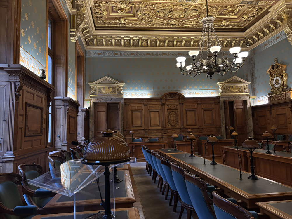 Photo e la visite des étudiants du Collège de droit lors des rencontres 2024-2025 Photo e la visite des étudiants du Collège de droit lors des rencontres 2024-2025