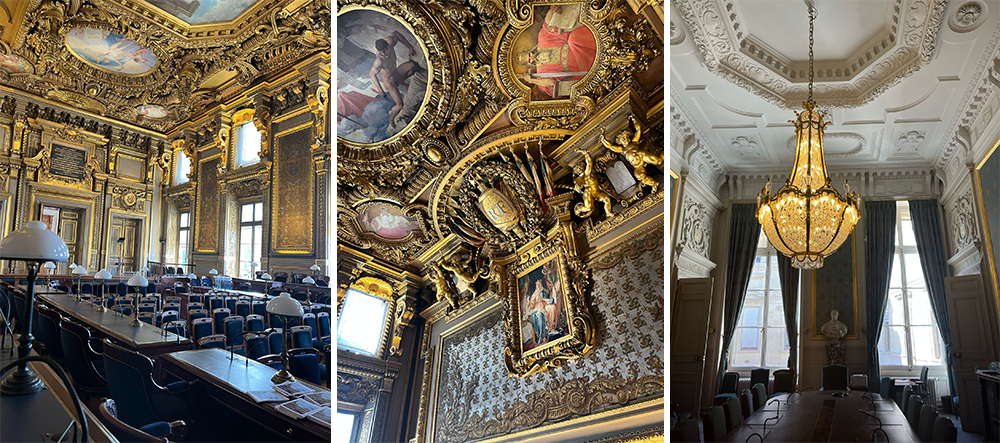 Photo du troisième groupe d'étudiants du collège de droit lors de la visite à l'Ordre des avocats aux Conseils Photo du troisième groupe d'étudiants du collège de droit lors de la visite à l'Ordre des avocats aux Conseils
