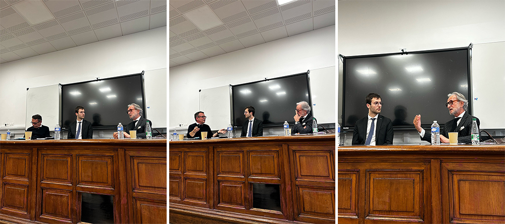 Photo de la conférence du Collège de droit sur le thème Photo de la conférence du Collège de droit sur le thème