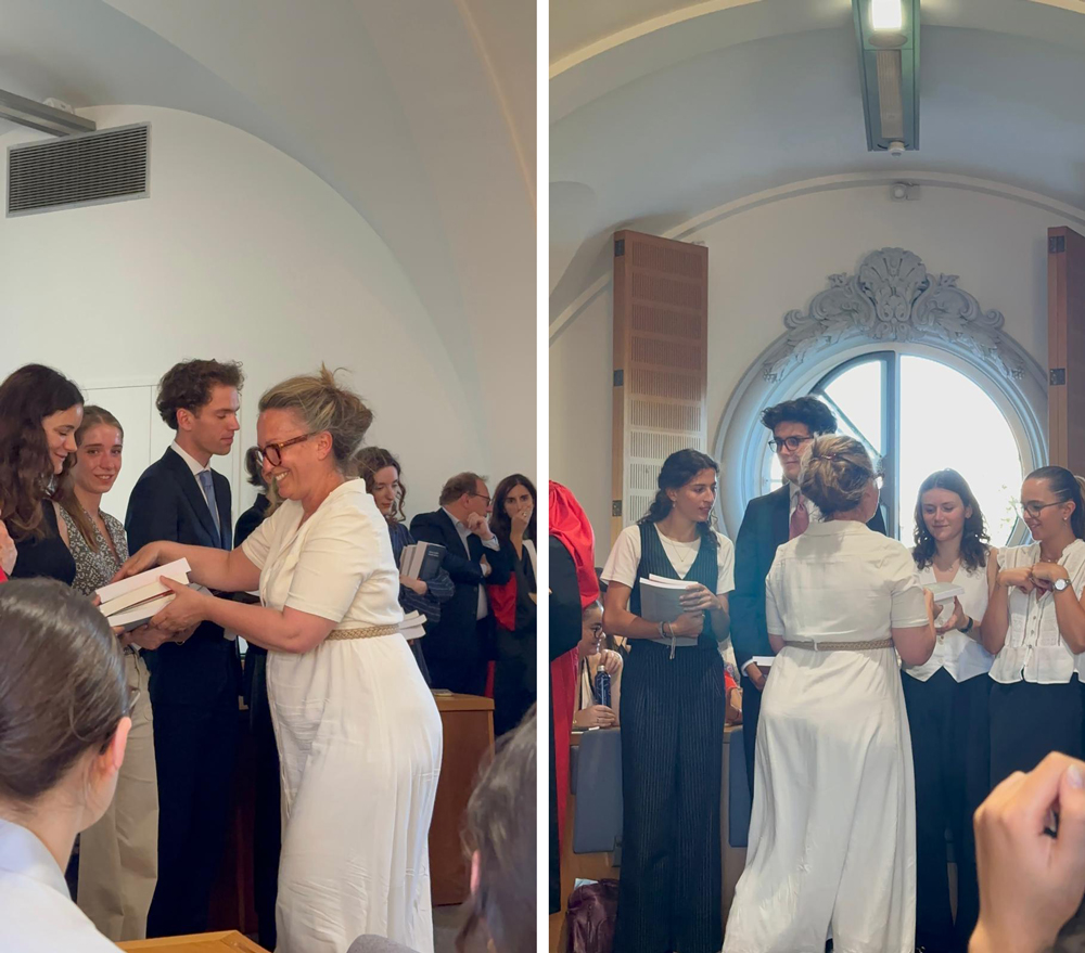 Photo du concours de plaidoyers organisé par le Collège de droit le 23 juin 2025 Photo du concours de plaidoyers organisé par le Collège de droit le 23 juin 2025