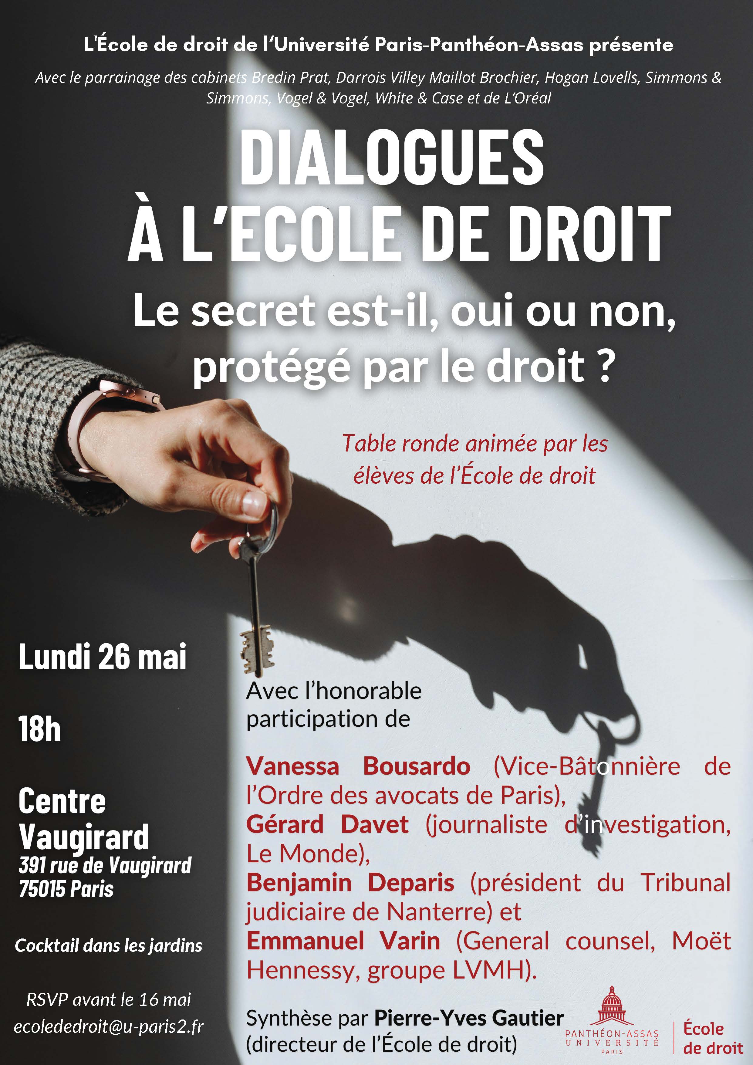 Les dialogues de l'École de droit Les dialogues de l'École de droit