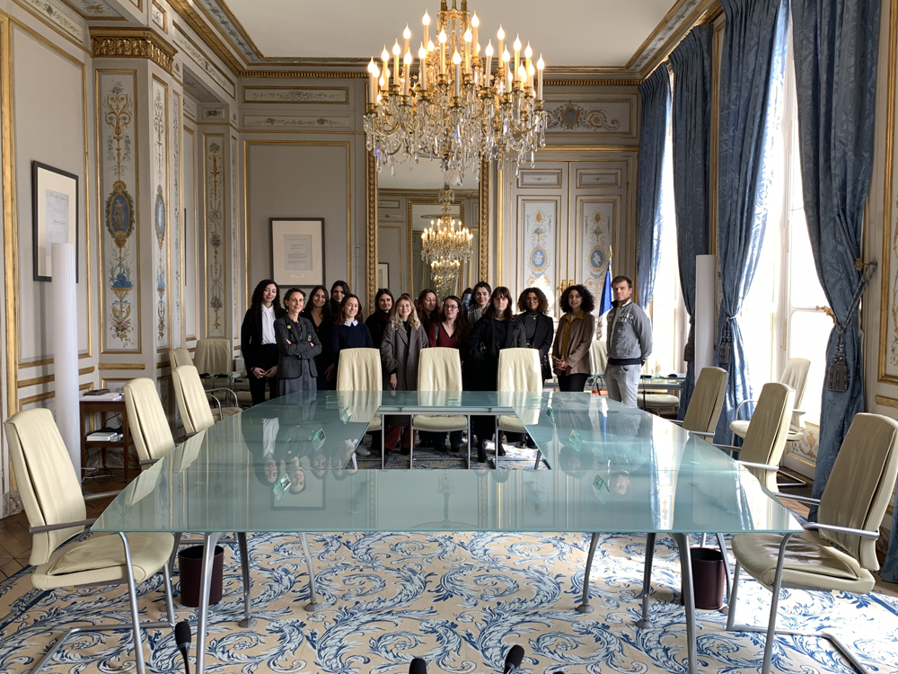 Photo de la Visite du Conseil constitutionnel des étudiants de M2 CSDJ