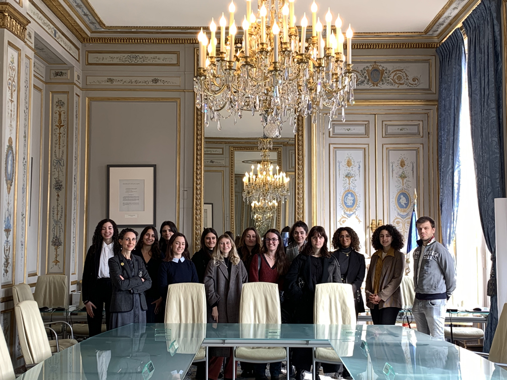 Photo de la Visite du Conseil constitutionnel des étudiants de M2 CSDJ