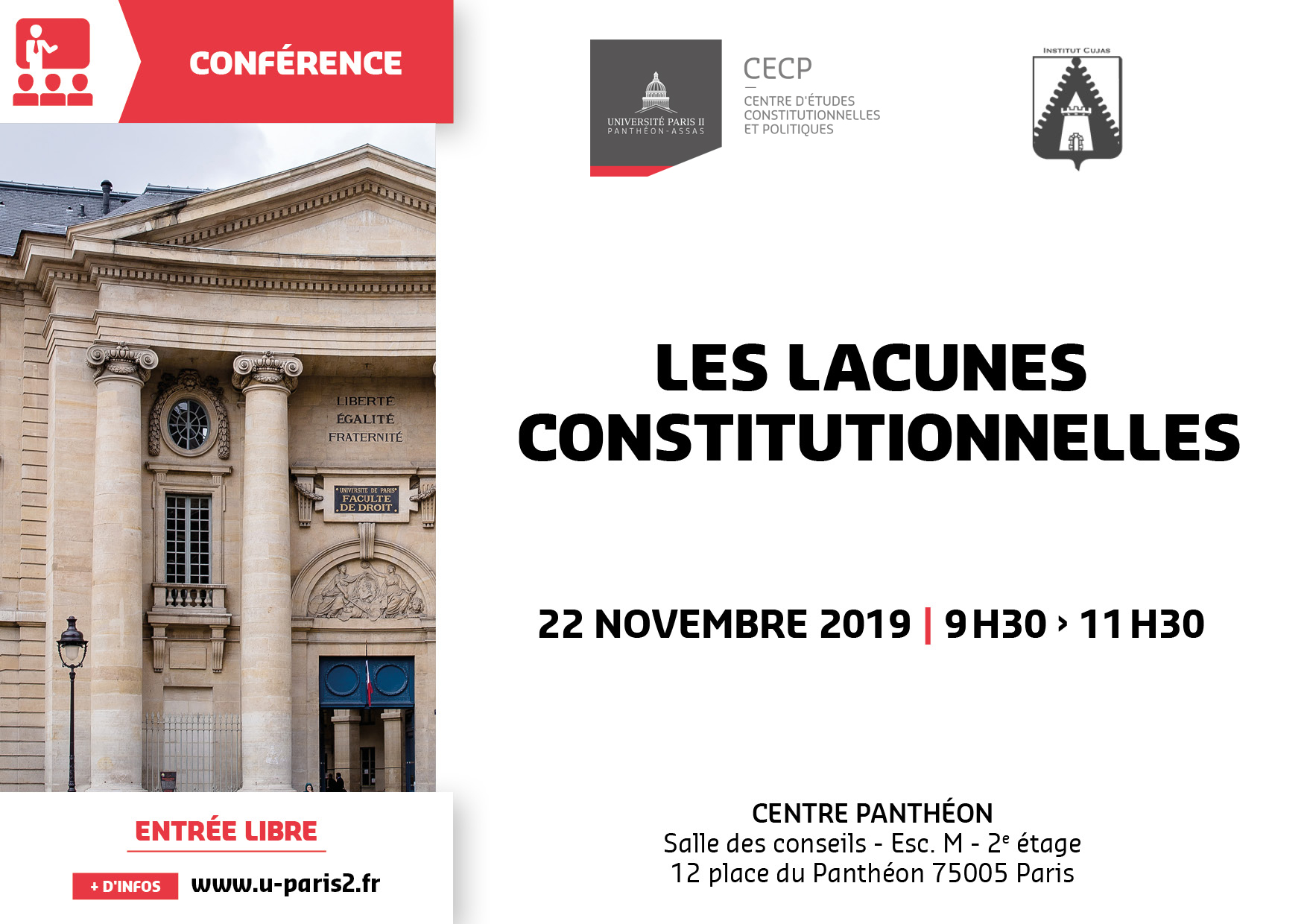 Affiche CECP Les lacunes constitutionnelles Affiche CECP Les lacunes constitutionnelles