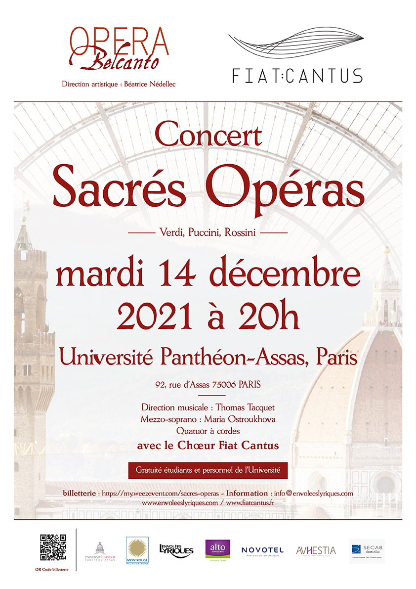 Affiche Concert Sacrés Opéras