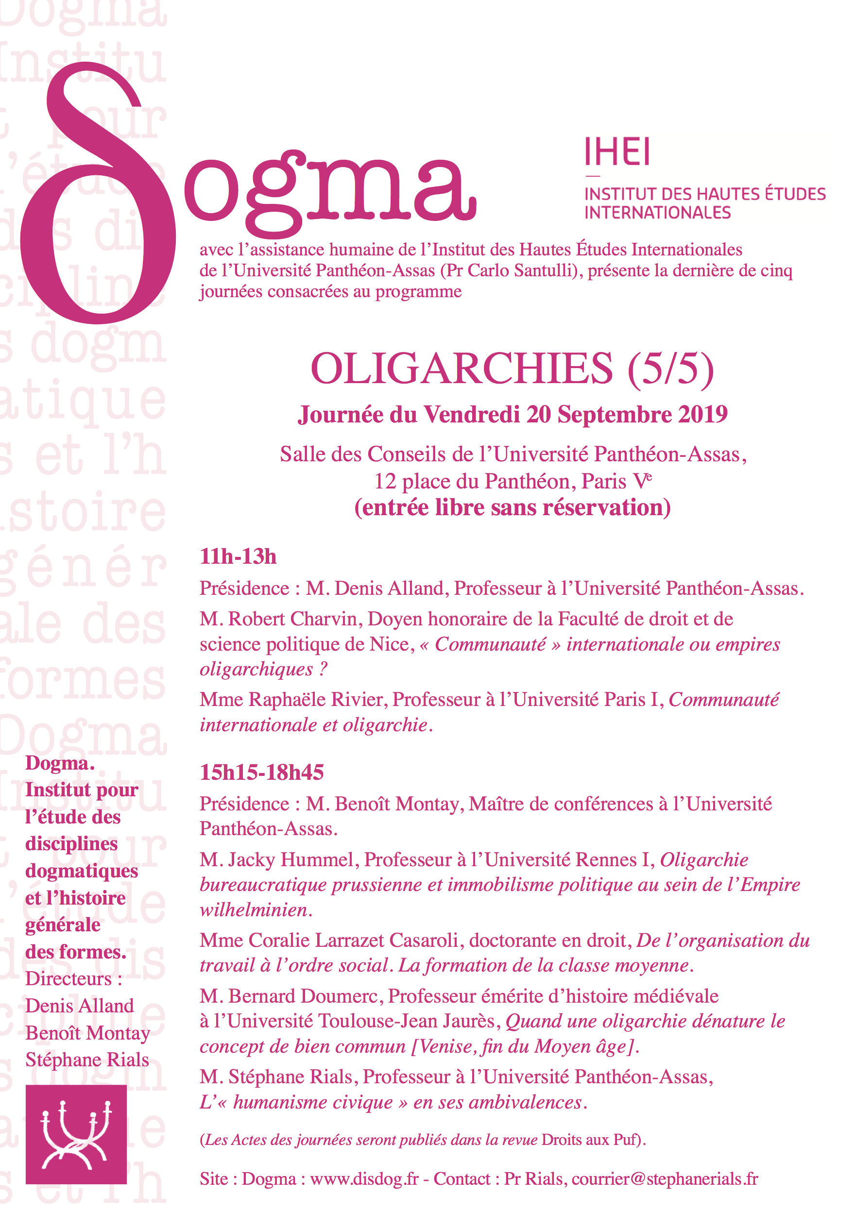 programme-journees-dogma-oligarchies-5-5