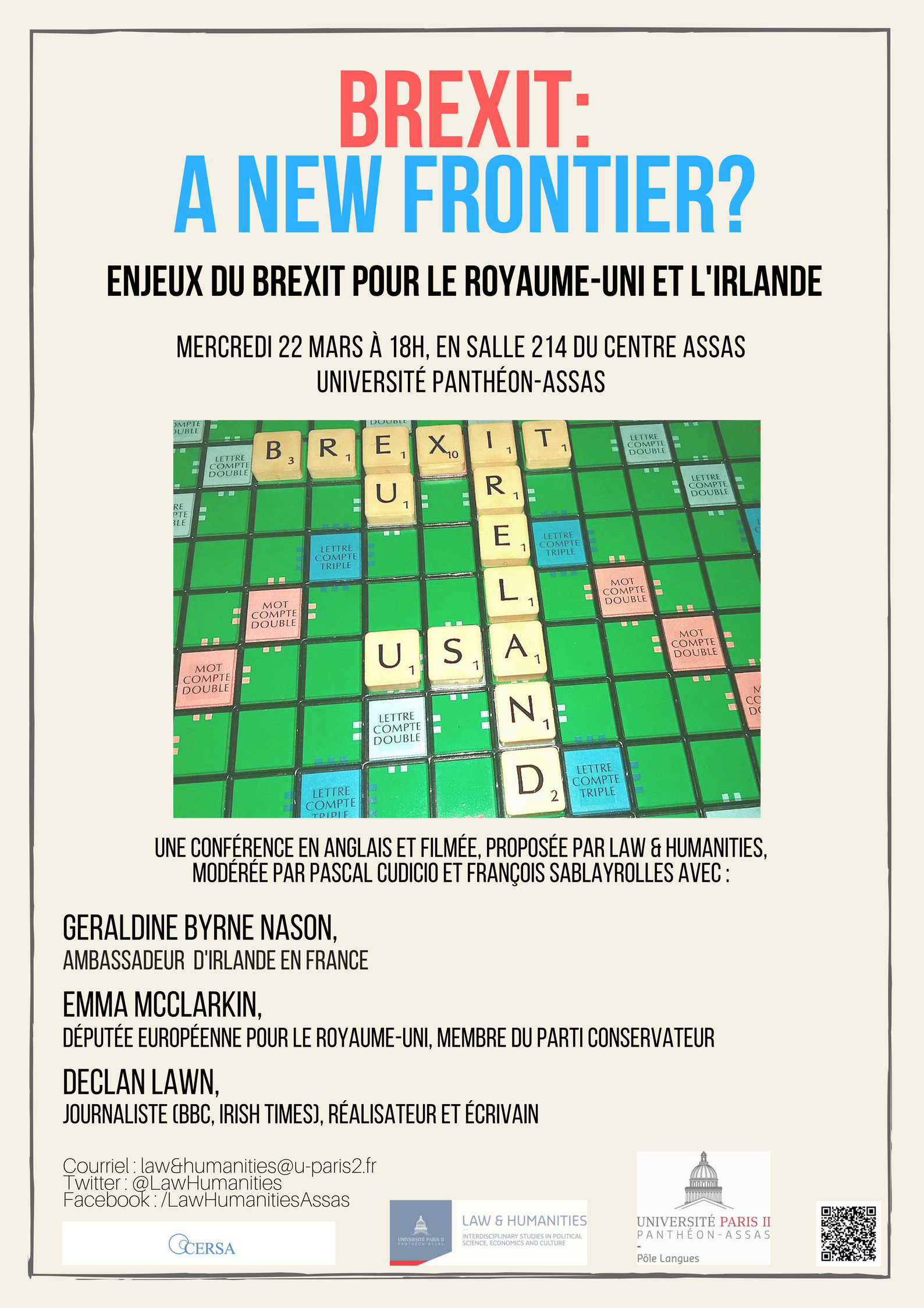 Affiche de la conférence