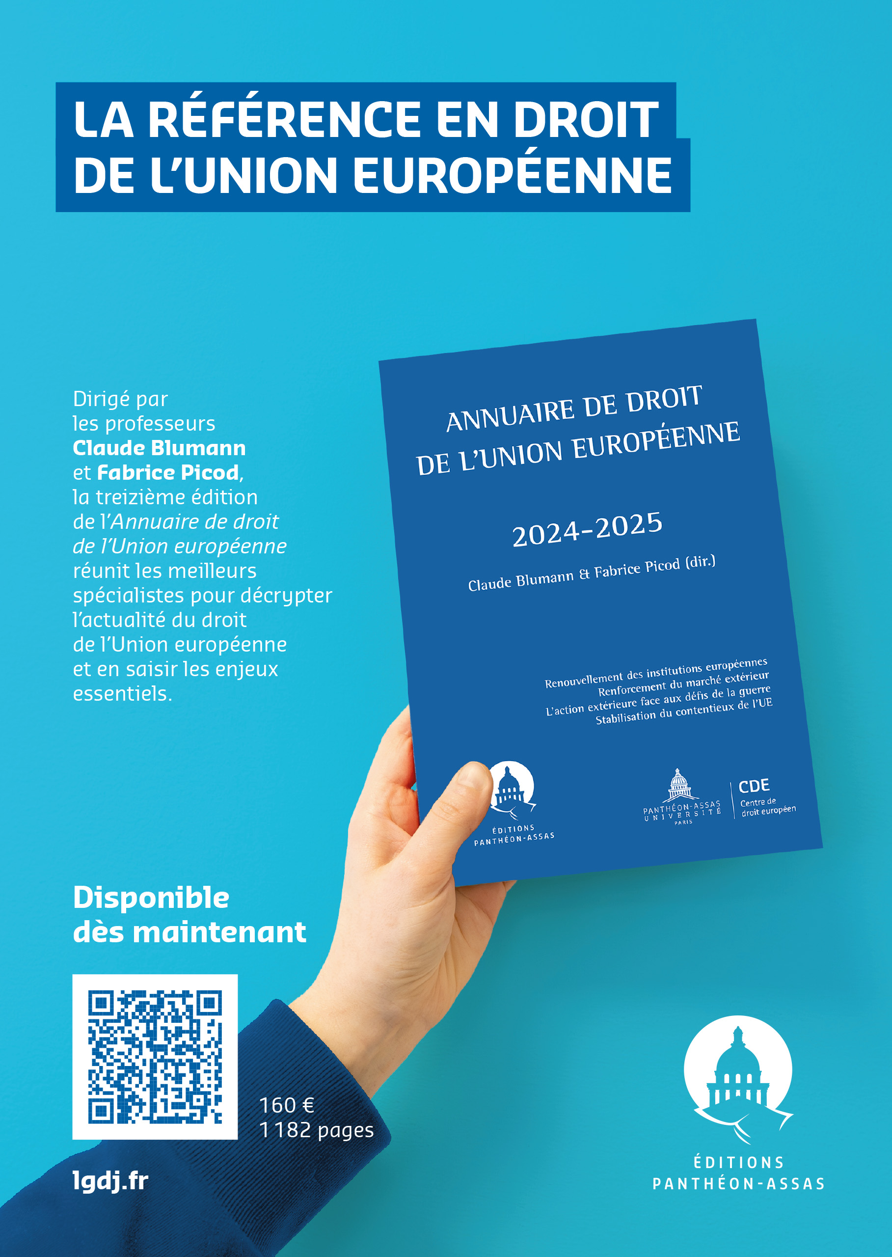 Flyer de l'ouvrage Annuaire de droit de l'Union européenne 2024-2025