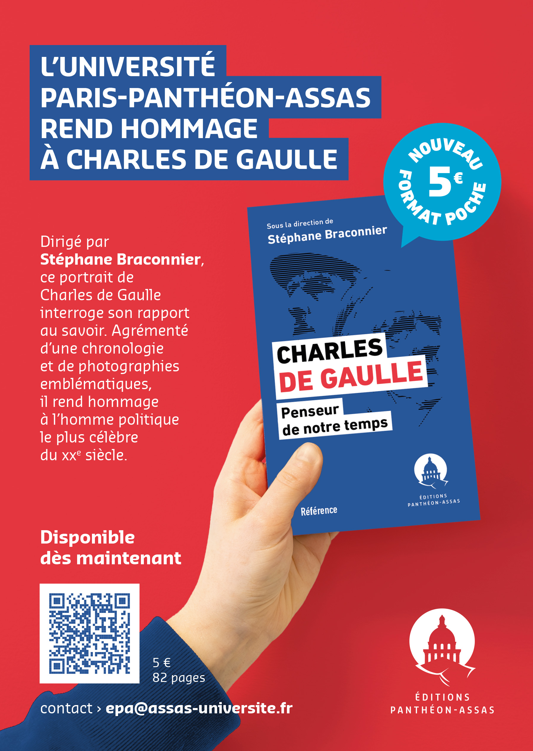 Flyer de l'ouvrage Charles de Gaulle. Penseur de notre temps