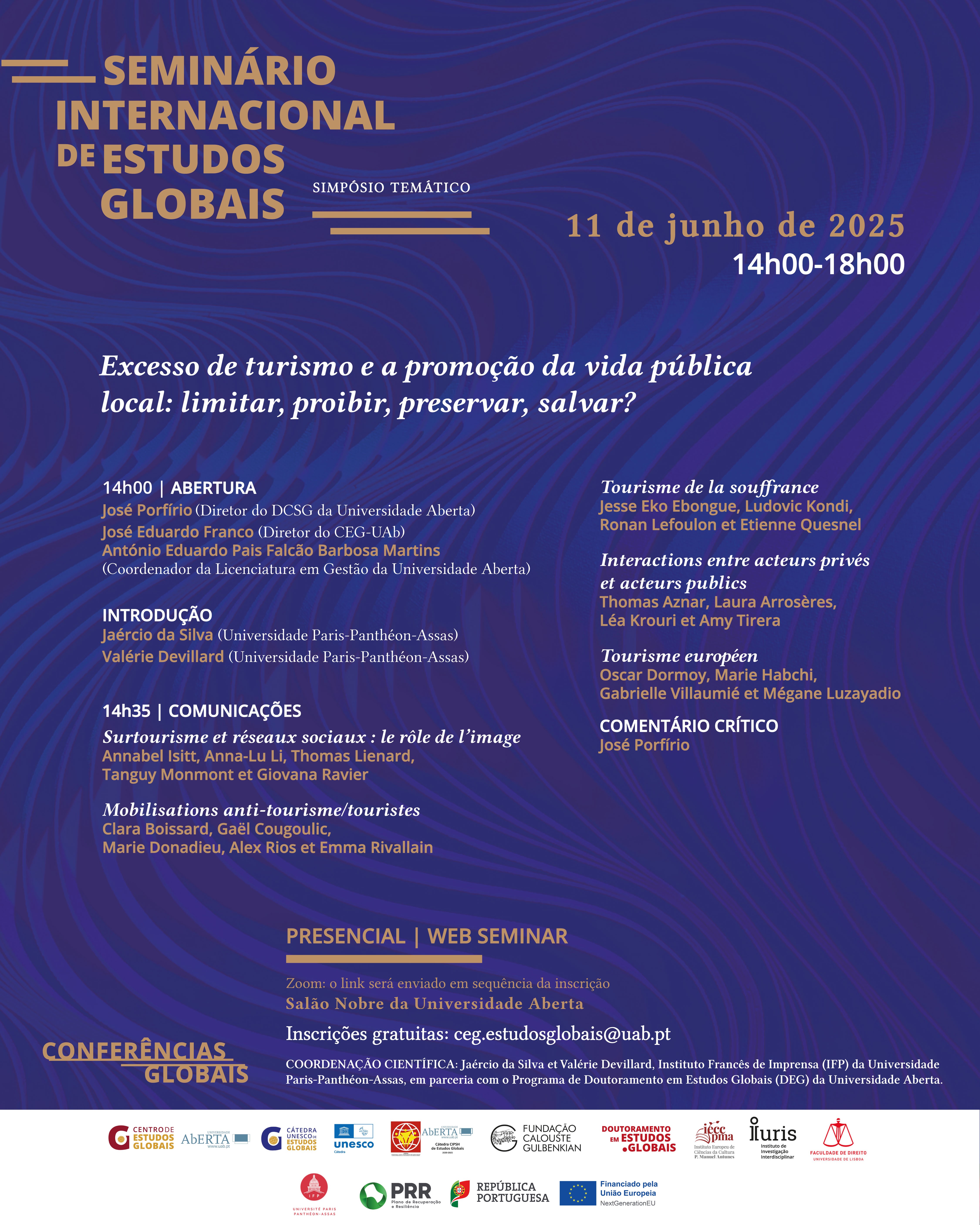 Contenu du séminaire