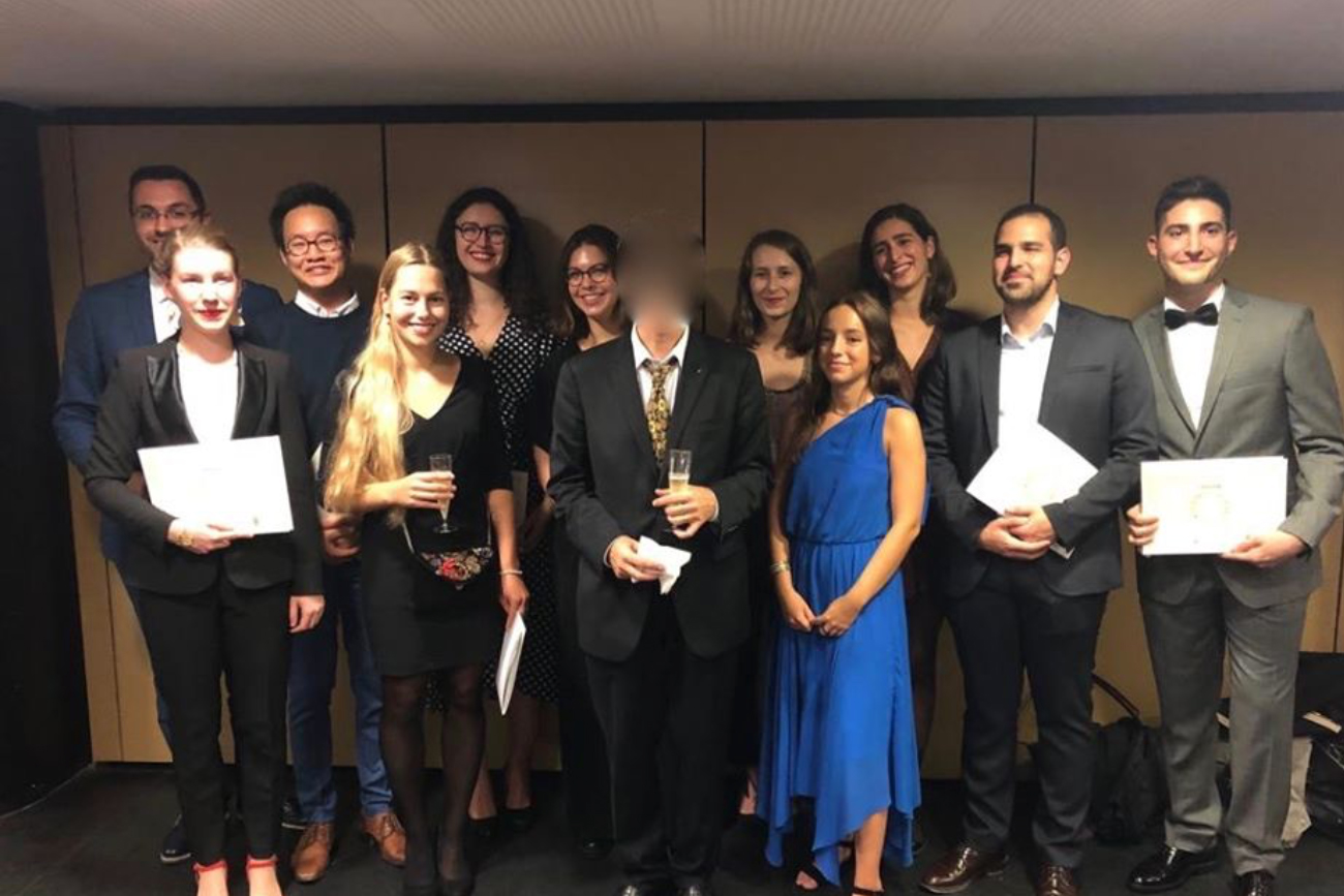 Photo de la remise des diplomes de la promotion 2018-2019