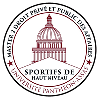 Logo de l'association du Master 2 Droit privé et public des affaires (sportifs de haut niveau)
