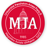 Logo de l'association du Magistère Juriste d'Affaires (MJA)