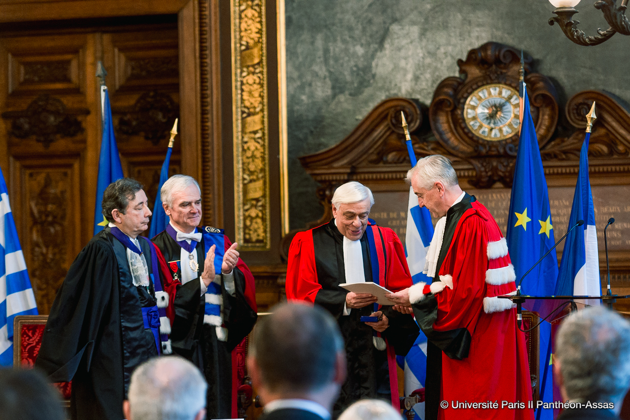 Cérémonie DHC, président grec, 2016