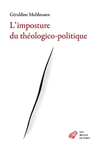 Couvertue de l'ouvrage L'imposture du théologico-politique