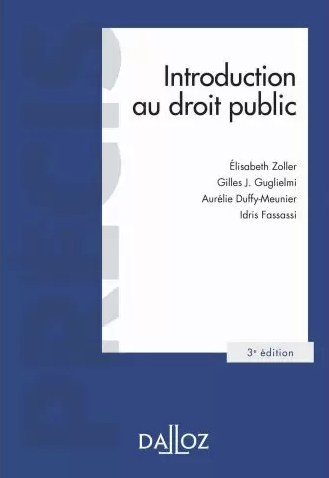 Couverture de l'ouvrage Introduction au droit public