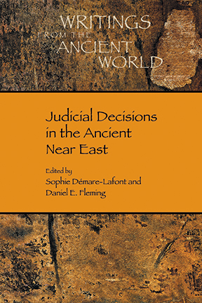Couverture de l'ouvrage Judicial Decisions in the Ancient Near East Couverture de l'ouvrage Judicial Decisions in the Ancient Near East