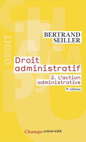 Couverture de l'ouvrage Droit administratif 2. L'action administrative