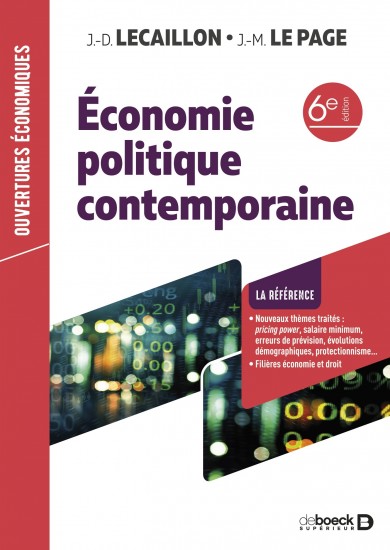 Couverture de l'ouvrage Économie politique contemporaine, 6e édition Couverture de l'ouvrage Économie politique contemporaine, 6e édition