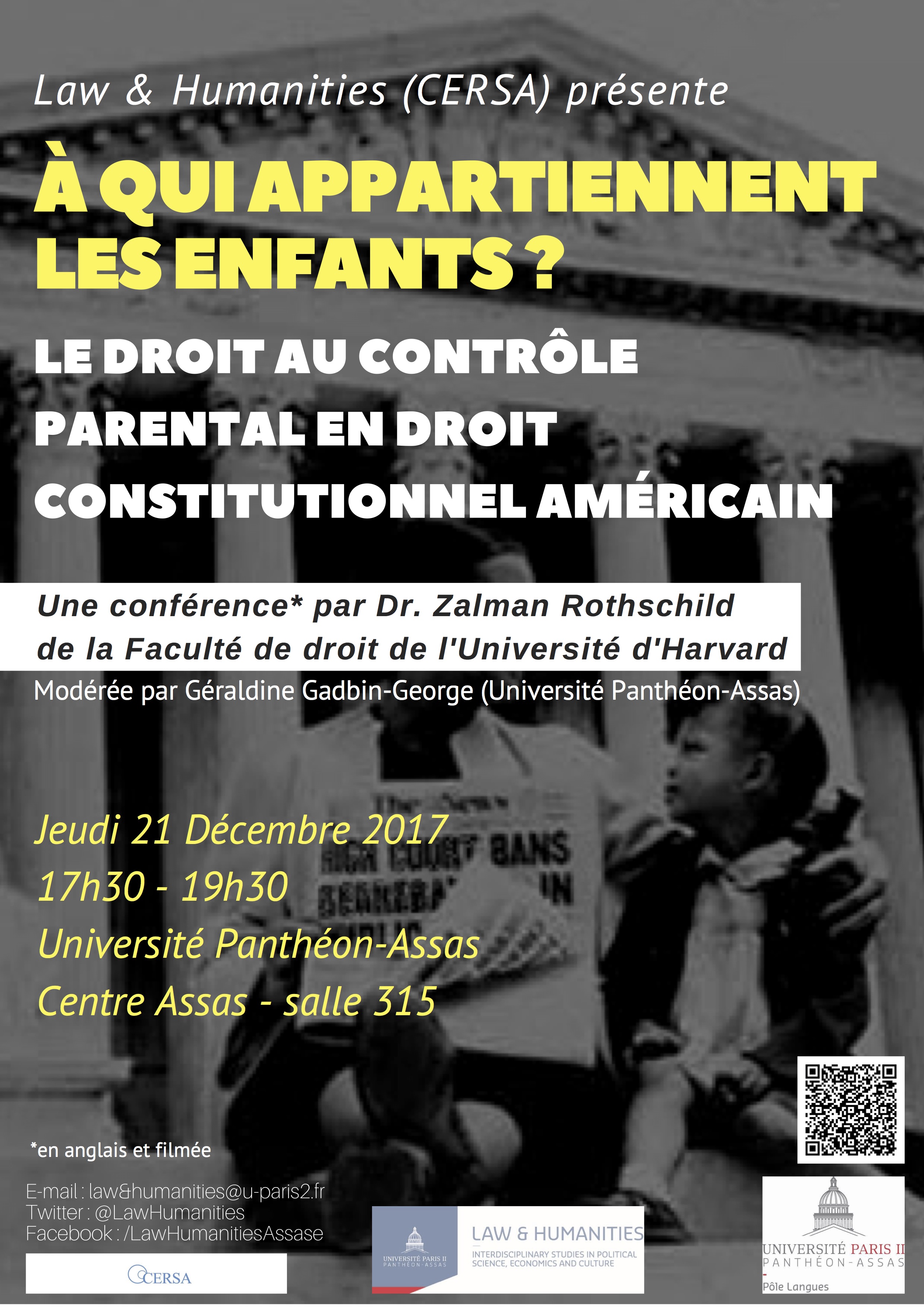 Affiche de la conférence Affiche de la conférence