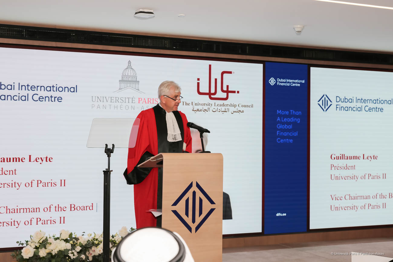 Guillaume Leyte, président de l'université Paris 2 Guillaume Leyte, président de l'université Paris 2