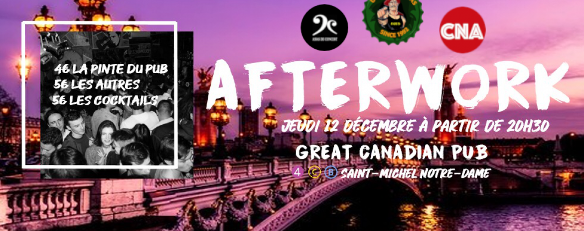 Affiche de l'Afterwork post-galop 