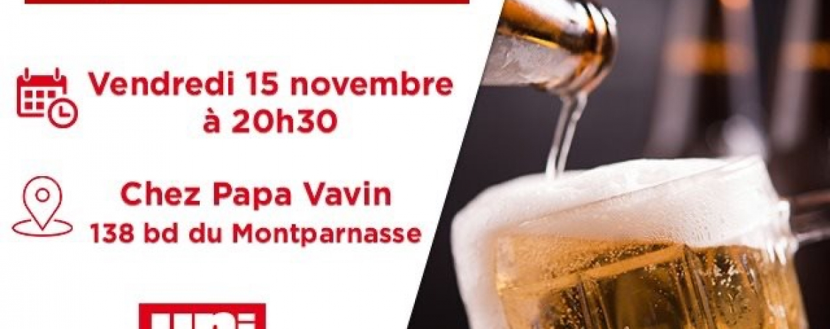 Affiche de l'apéro de l’UNI Assas