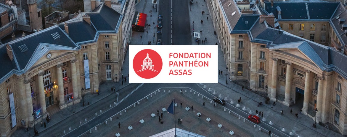 Photo vue du ciel de la rue Soufflot et de l'université Paris-Panthéon-Assas