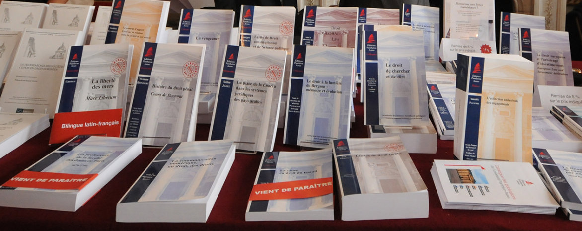 Couvertures des Editions Panthéon-Assas