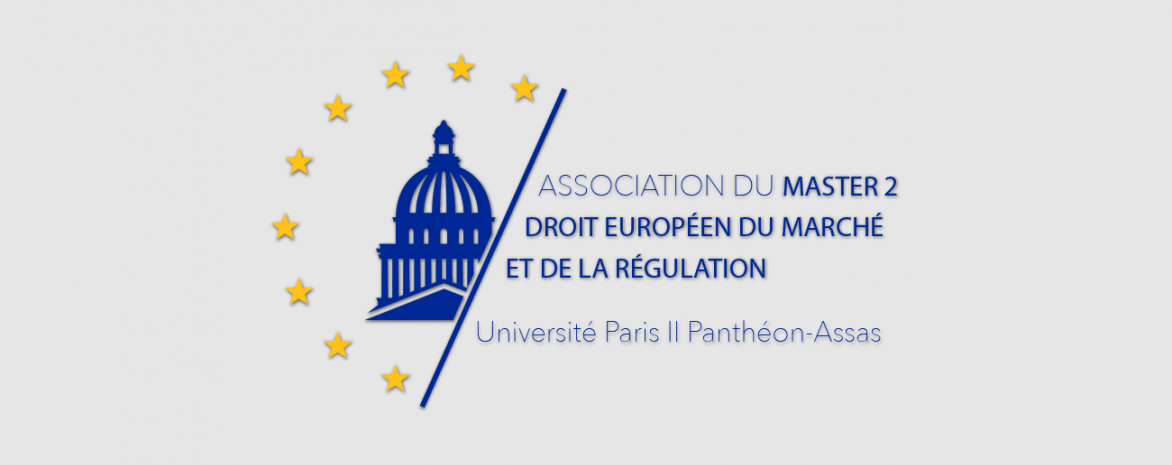 Logo de l'association du M2 Droit européen du marché et de la régulation (AM2DEMR)