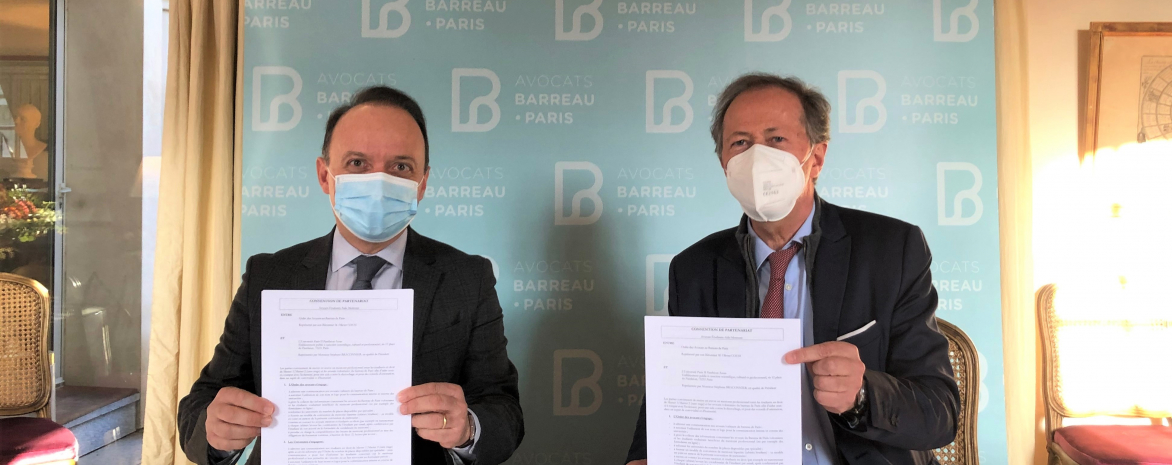 Partenariat entre l'université Paris 2 et l'Ordre des avocats de Paris Partenariat entre l'université Paris 2 et l'Ordre des avocats de Paris