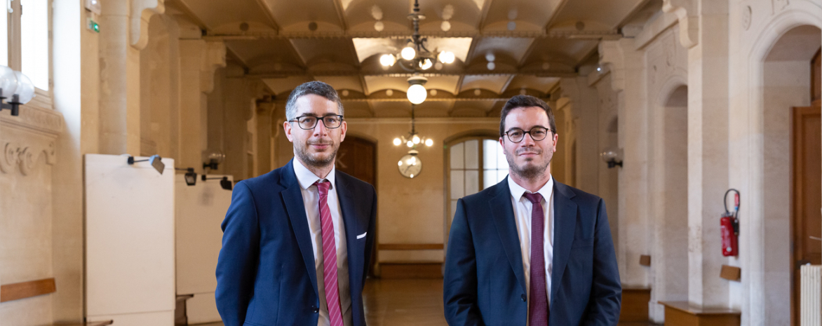 Les directeurs Emeric Jeansen et Julien Icard présentent le nouveau parcours PSR du master de droit social