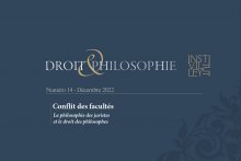 Visuel de l'Institut Michel Villey pour le numéro 14 Droit et Philosophie