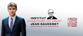 Un lauréat du Prix de la Fondation des Treilles 2026 à l'Institut d'Histoire du Droit