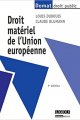 Couverture de l'ouvrage Droit matériel de l'Union européenne, 7e édition