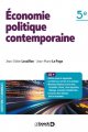 Couverture de l'ouvrage Économie politique contemporaine, 5e édition
