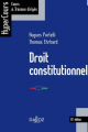 Couverture de l'ouvrage Droit constitutionnel, 13e édition, Dalloz