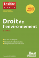 Couverture de l'ouvrage Droit de l'environnement (2e édition)