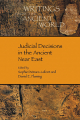 Couverture de l'ouvrage Judicial Decisions in the Ancient Near East