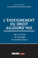 Couverture de l'ouvrage  L'enseignement du droit aujourd'hui Qu'a-t-on fait de l'héritage de Jacques Cujas ? 