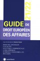 Couverture du livre guide européen de droit des affaires 2021-2022