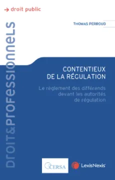 Couverture de l'ouvrage Contentieux de la régulation