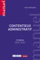 BROYELLE Camille, Contentieux administratif, Manuel, 13e éd., LGDJ, 2025.