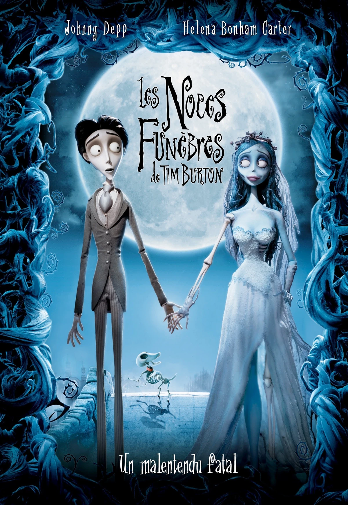 Affiche du film les noces funèbres de Tim BURTON